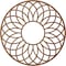 Ekena Millwork Cannes Wood Fretwork Pierced Ceiling Medallion, Walnut, 22"OD x 7 1/2"ID x 1/4"T CMWP22X22X0250CNWA - alternate 3